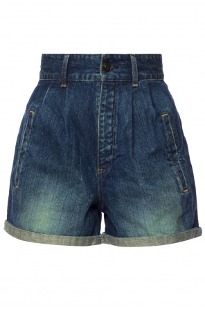 Wide denim shorts, zdjęcie 1 Wide denim shorts od Saint Laurent